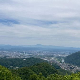 奥の山は、恵那山。