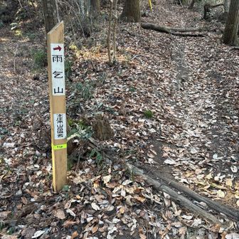 ハイキングコースは右➡️