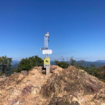 妙義山の山頂です。