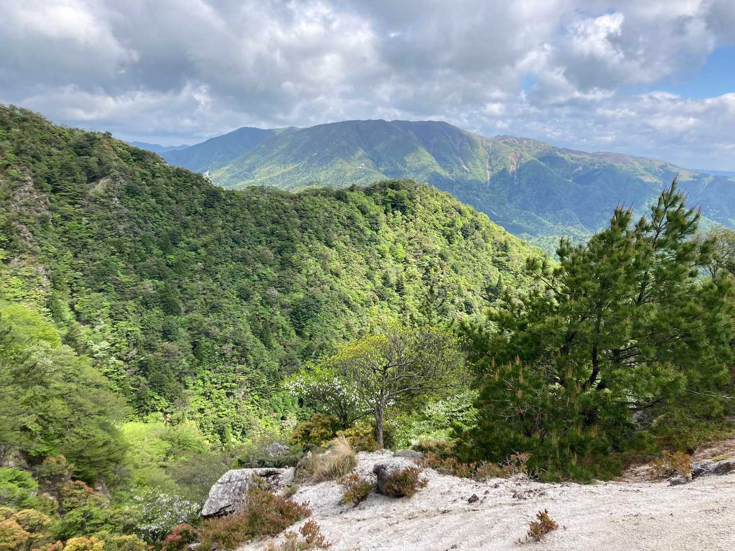 鈴鹿の山々が見渡せます