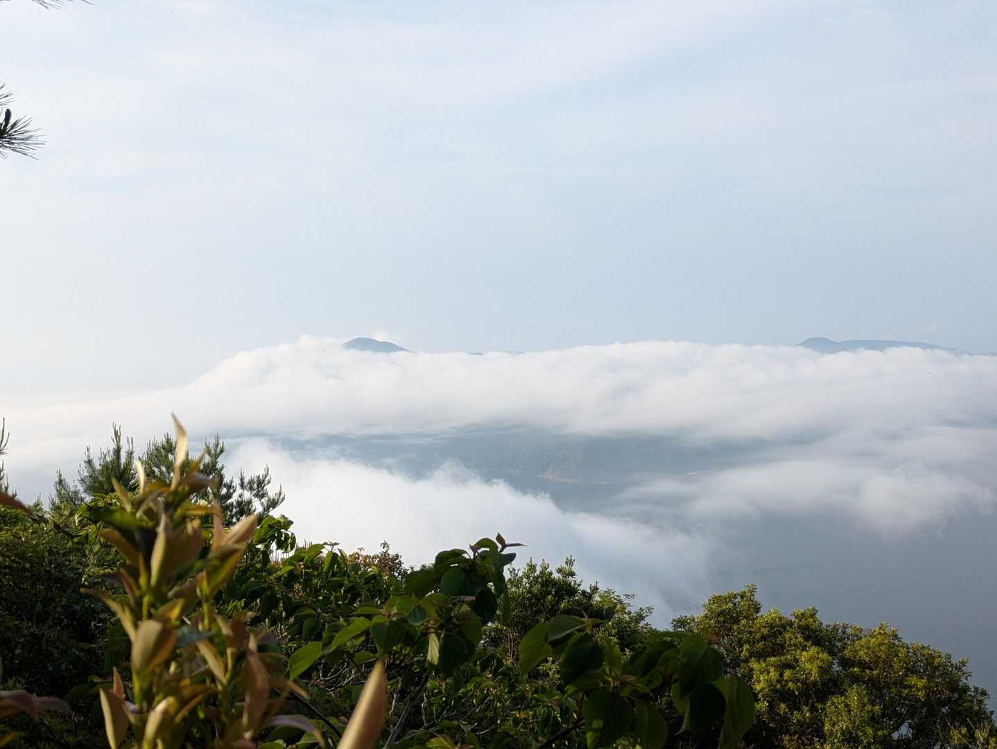 空の公園登山口-石槌山-色利山-元越山 往復コースの写真