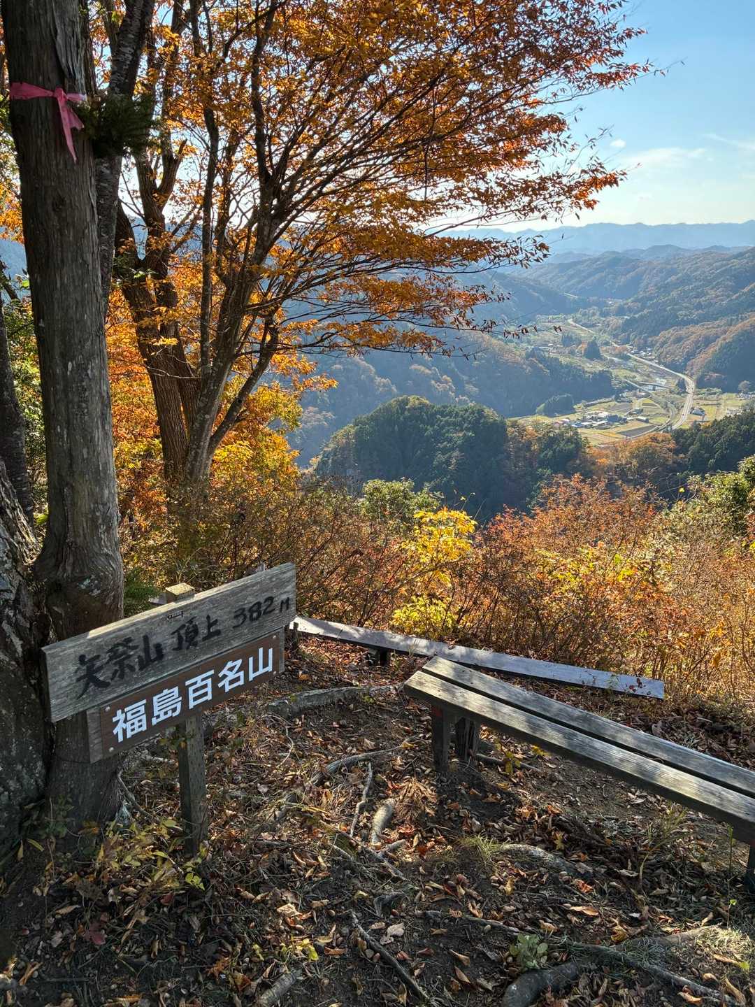 矢祭山頂上。