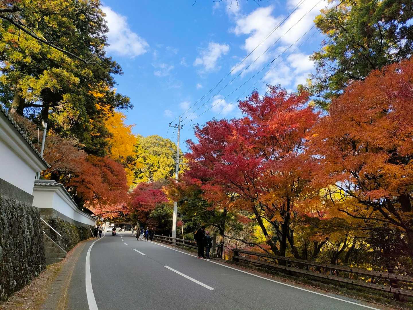 千如寺に向かう道