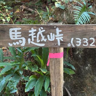 馬越峠到着
332mの割に時間かかっちゃった⏳