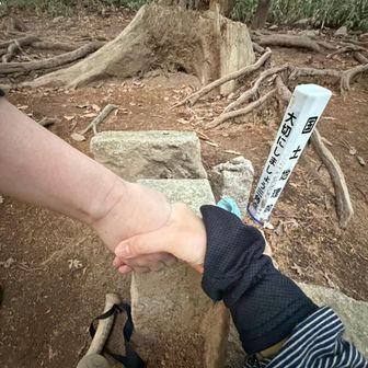 1日目の最後、無事摩耶山に到着！