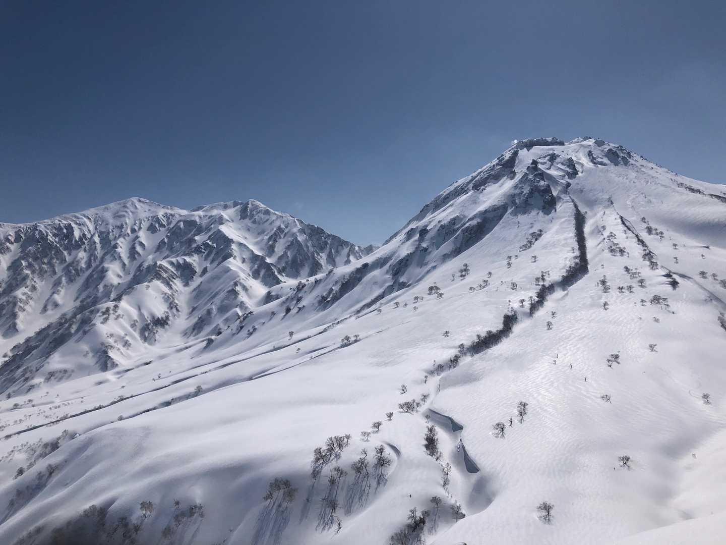 高松山山頂から望む👀
火打山、影火打、新潟焼山
