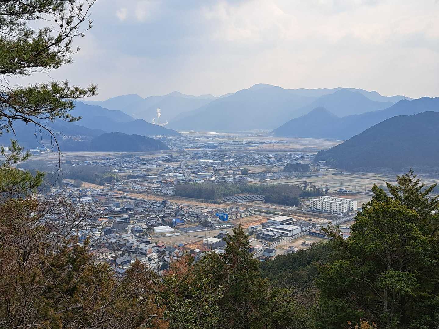 眼下に和田地区が広がってます