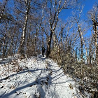 稜線歩きは楽しい