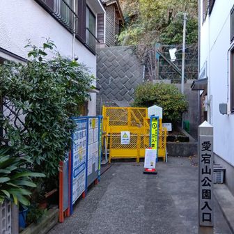 愛宕山⛰️登山口閉鎖中🈲
迂回ルートへ🏃