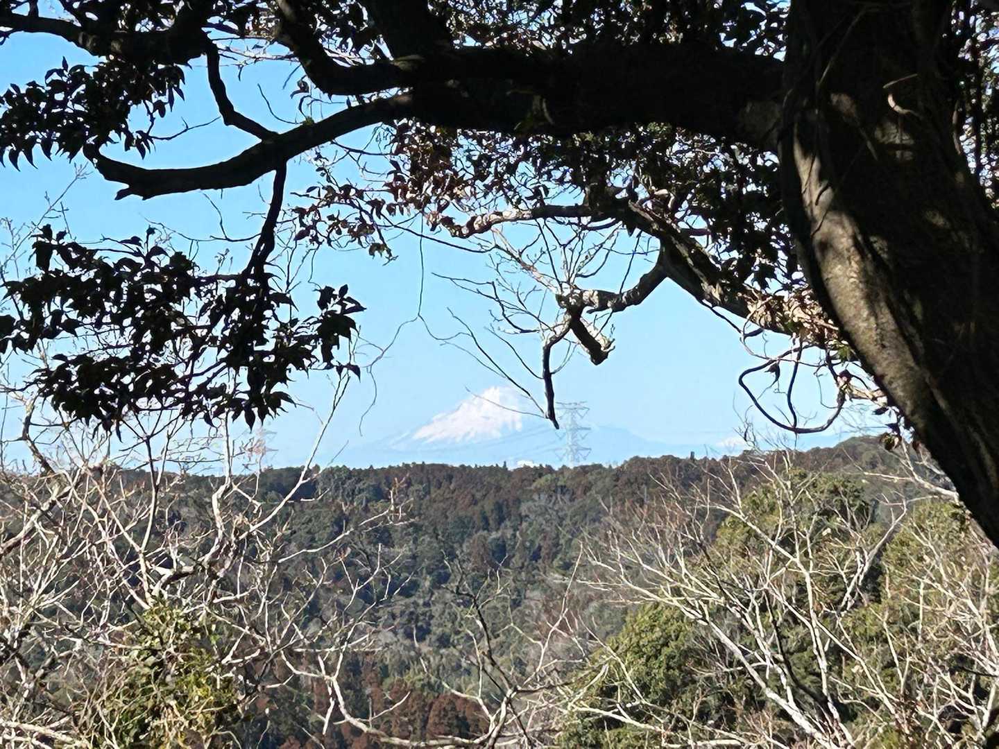 遠くに富士山🗻