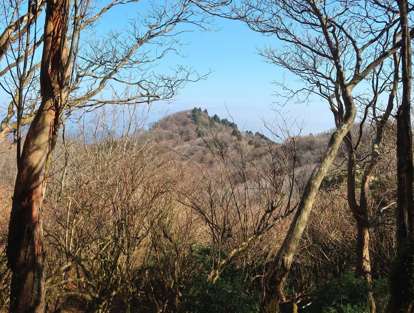先ほどまで居た北笠岳