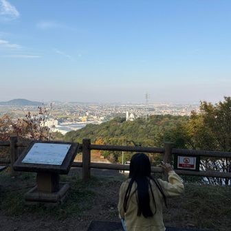 娘と展望台