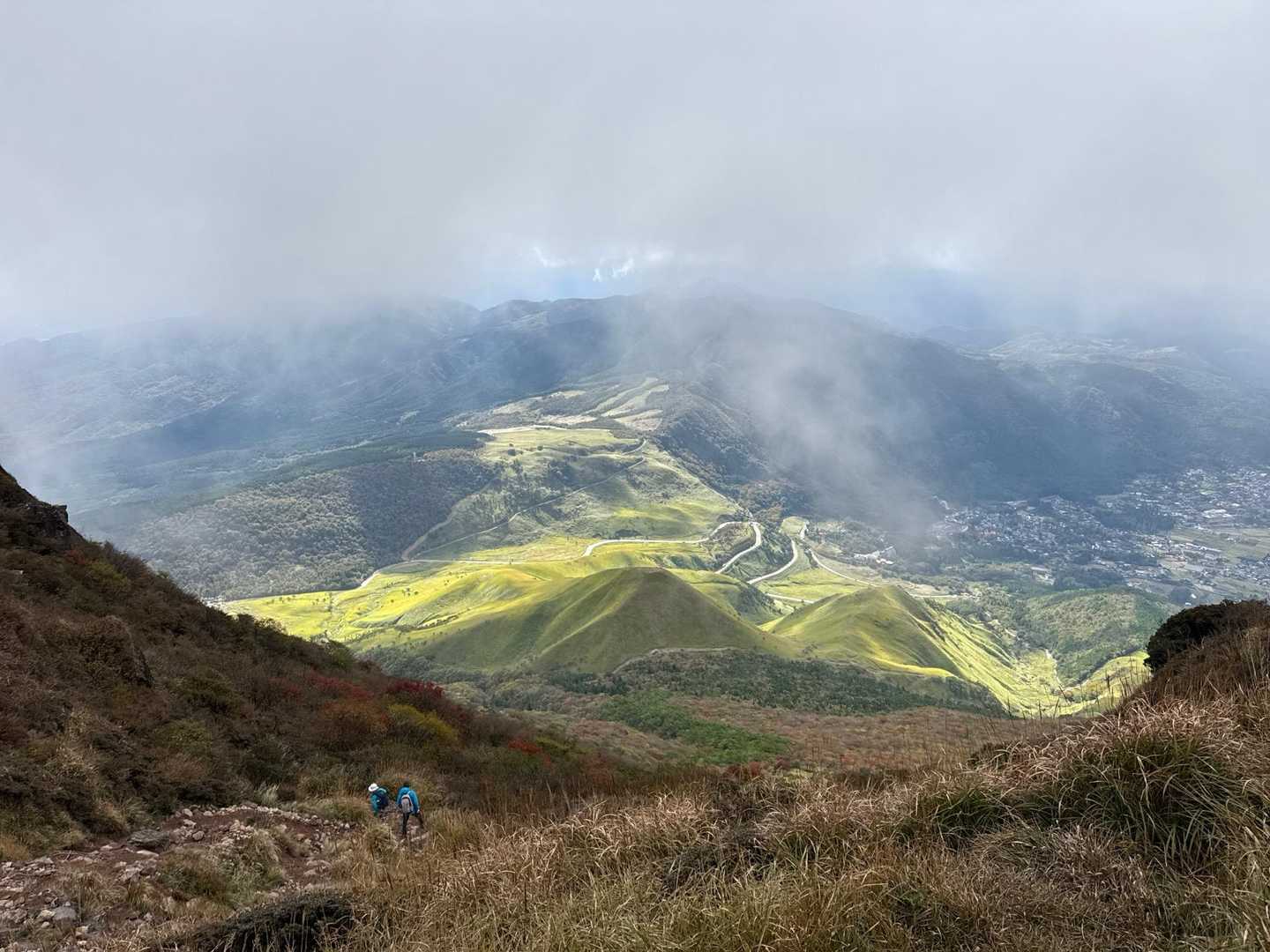 正面登山口のルート