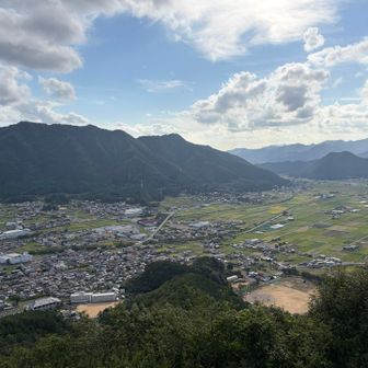 山頂から春日方面