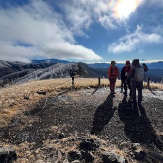 大盛山頂にて🪧皆んな満喫中❣️