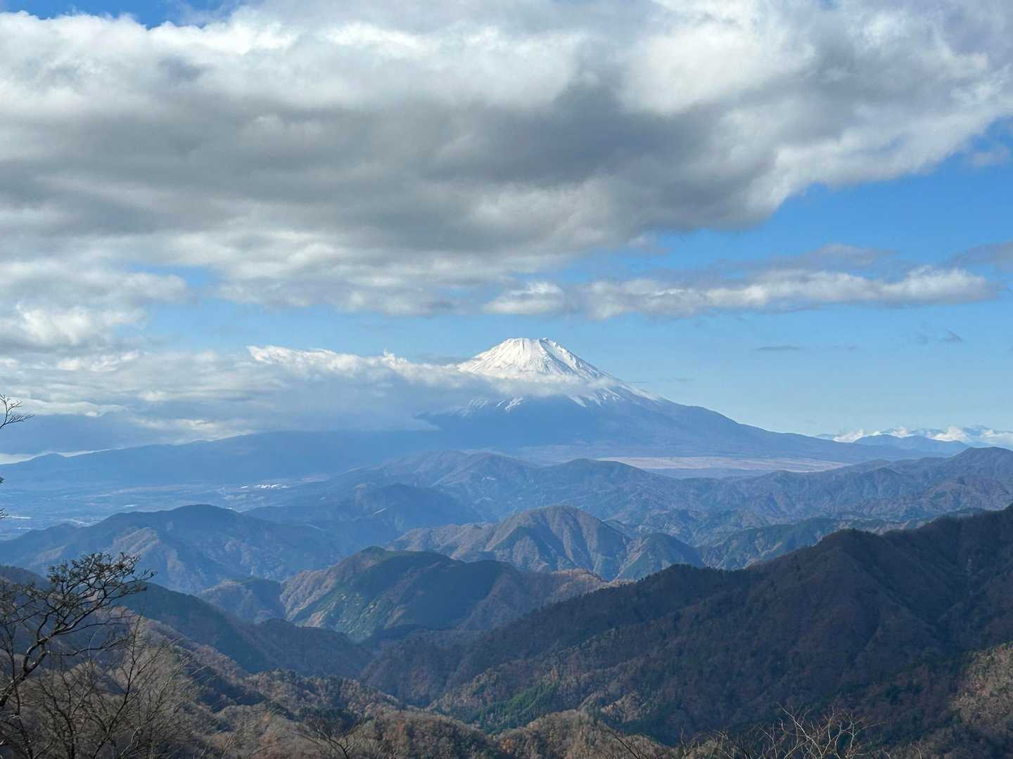 大倉バス停-観音茶屋-堀山-花立ノ頭-塔ノ岳-日高-竜ヶ馬 往復コースの写真