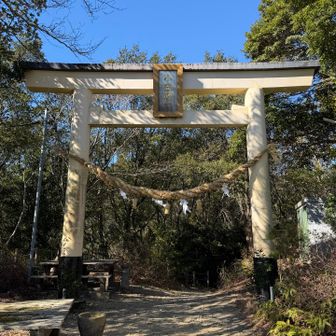 小笠神社の立派な⛩️