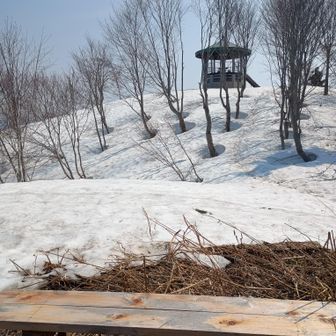 赤尾八石山 展望台
ここから下八石山山頂直下急登も
残雪結構あります