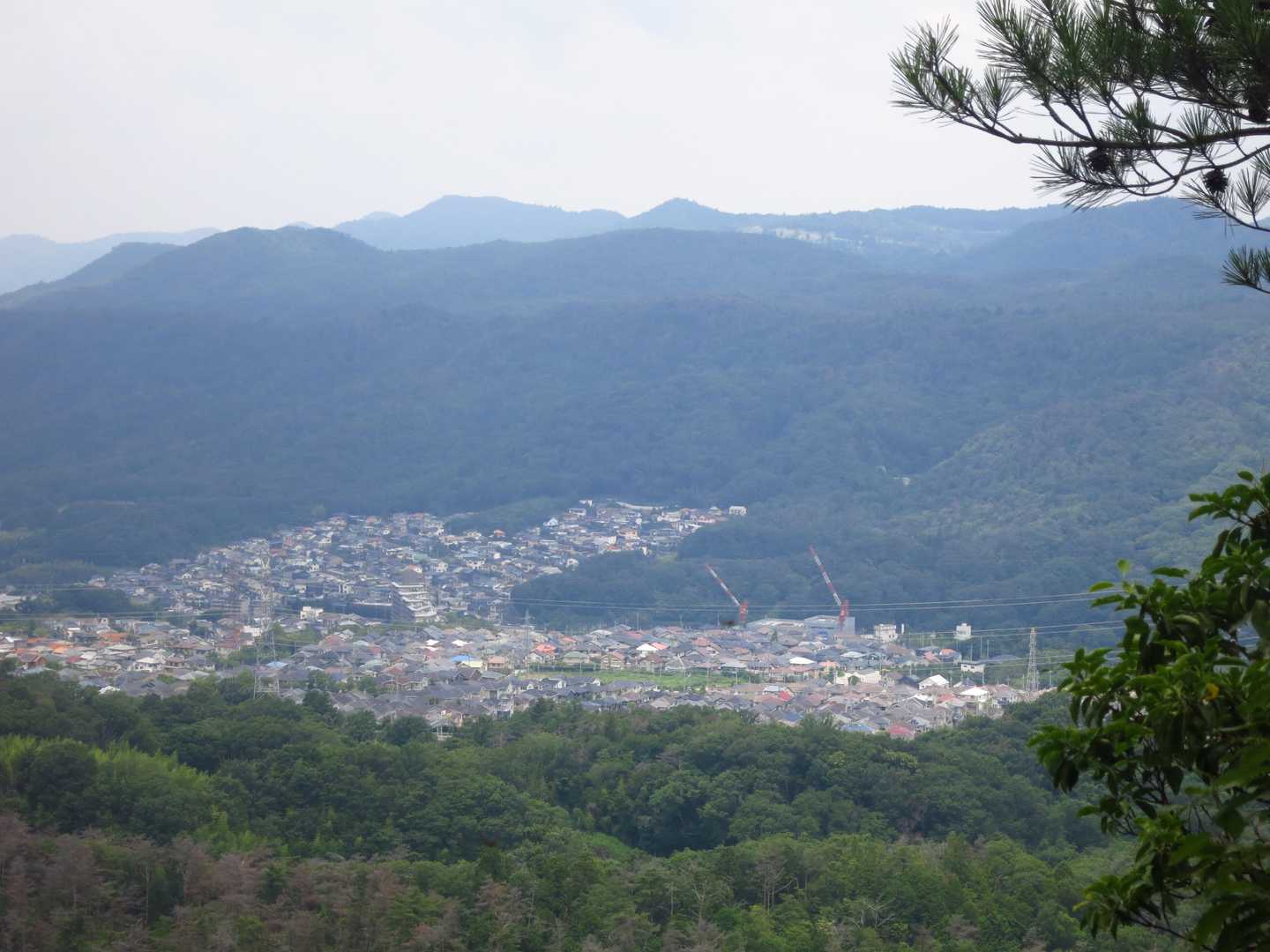 神戸市北区の住宅地。