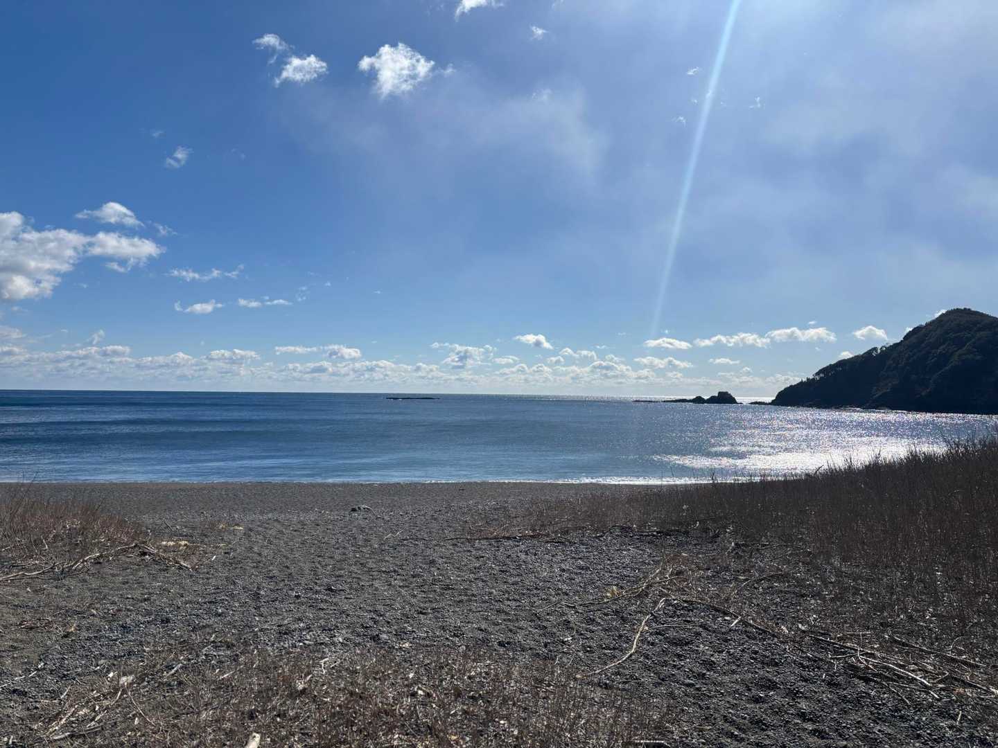 姫越山を一気に激下りした後は…
この景色！！！🌊✨❤️