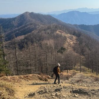 13時15分過ぎましたので下山します！
妻は下山が苦手だから💦