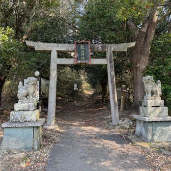 登山口
大麻比古神社奥宮参道
