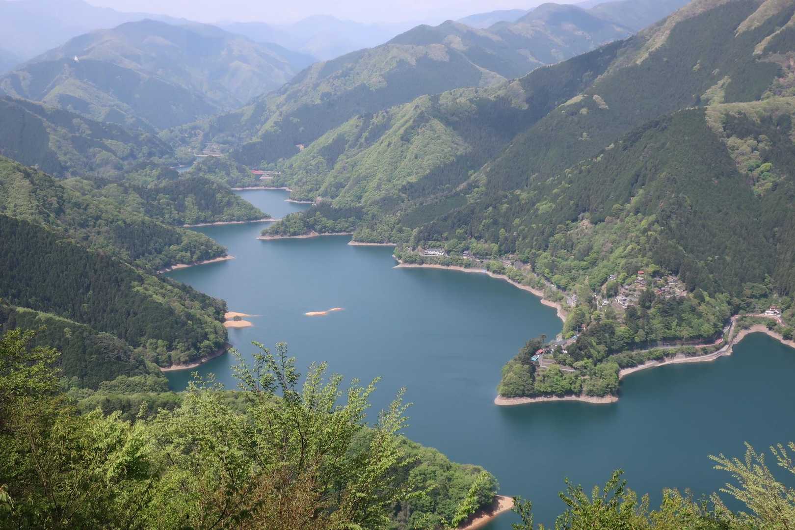 奥多摩湖バス停-指沢山 往復コースの写真