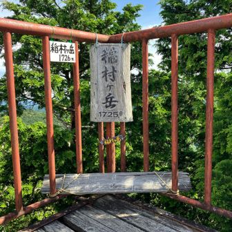 稲村岳登頂　山頂デッキ