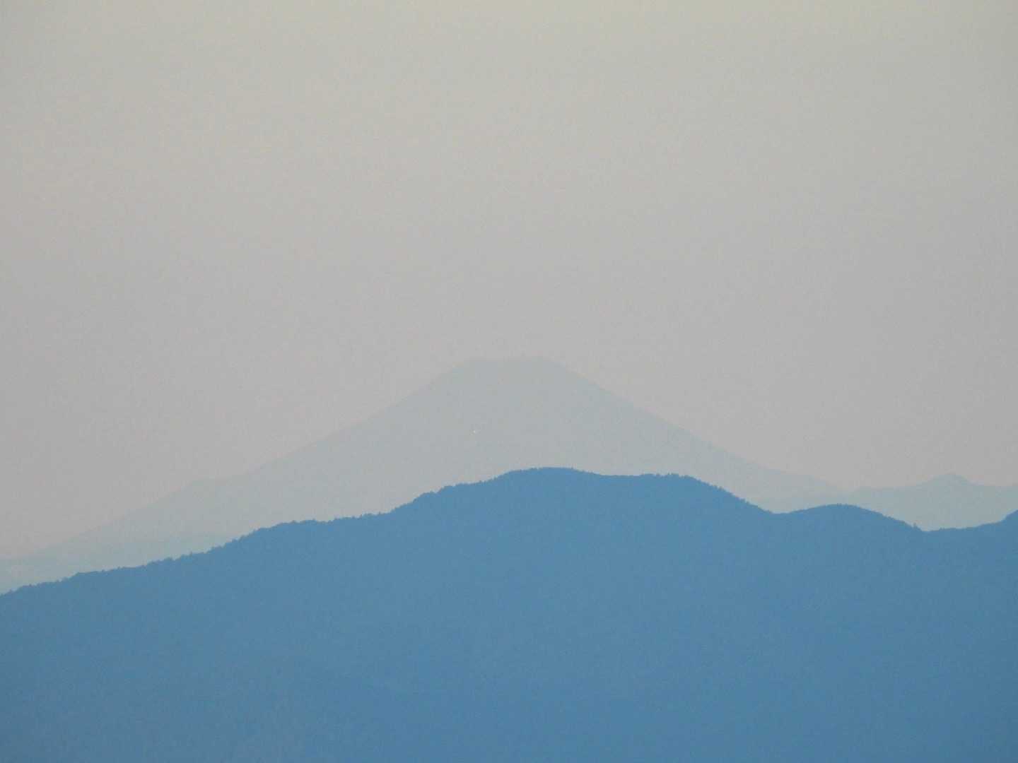 うっすら富士山🗻お目見え😃🙏