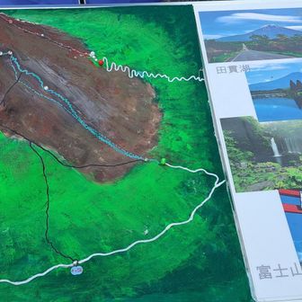 富士山の模型！！