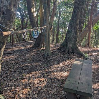 ベンチに
ザックフックあり🎒😉
湯川山と同じ