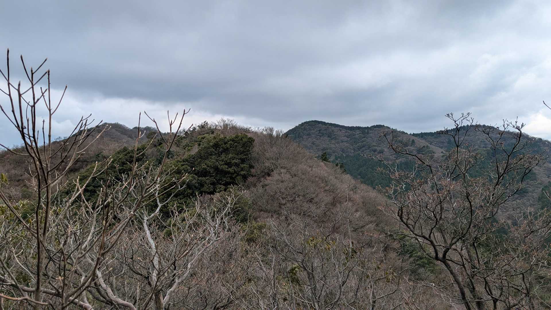 歩いてきた縦走路👀