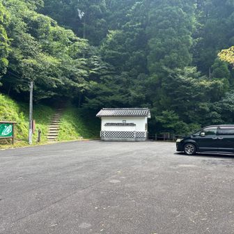 広い駐車場
きれいなトイレもありました