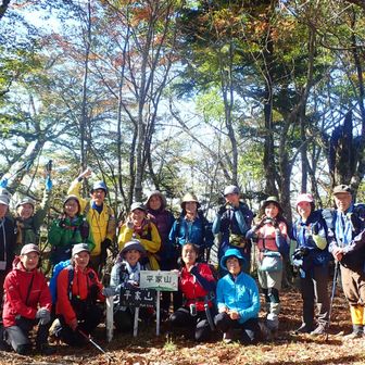 平家山にて