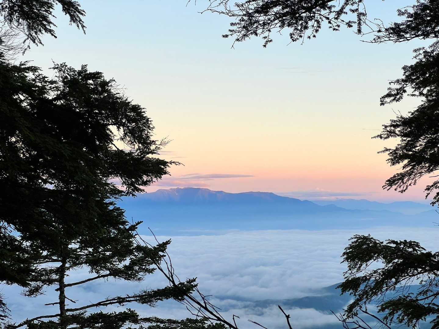 越路バス停-鳥倉登山口-三伏峠-三伏山-本谷山-塩見岳-塩 往復コースの写真