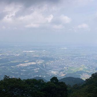 帰り道は景色見えてきた
雲母西峰近くからの景色