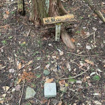 破裂山になってるけど
御破裂山607ピークゲット