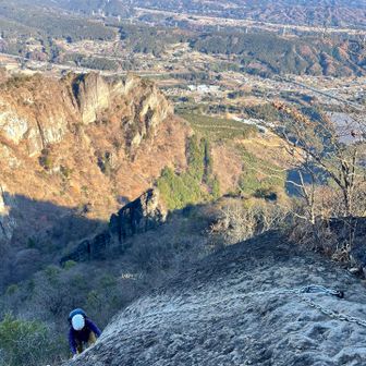 すっごい所を登ってる感✨