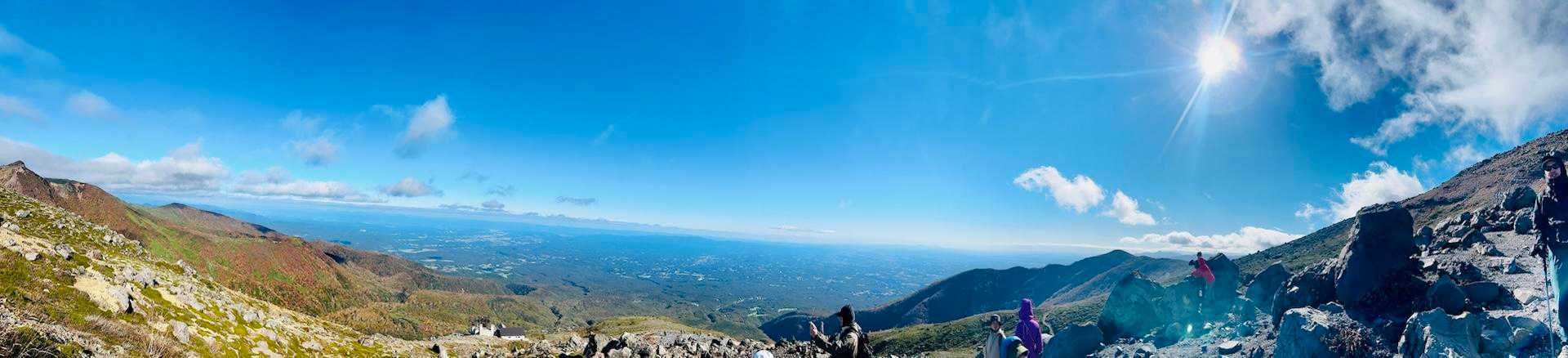 峠の茶屋登山口-茶臼岳-那須ロープウェイ 山頂駅 縦走コースの写真