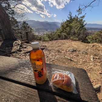 パン食べて一休み
強風で長居は無理