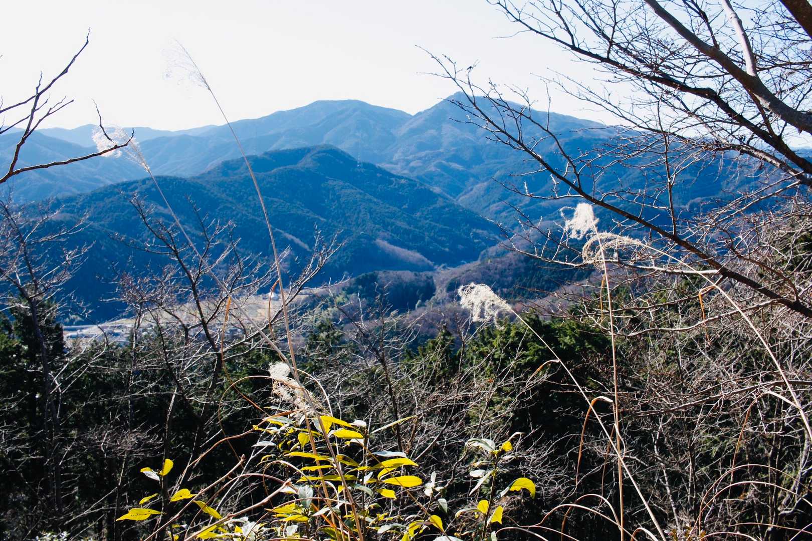 堂平山と笠山