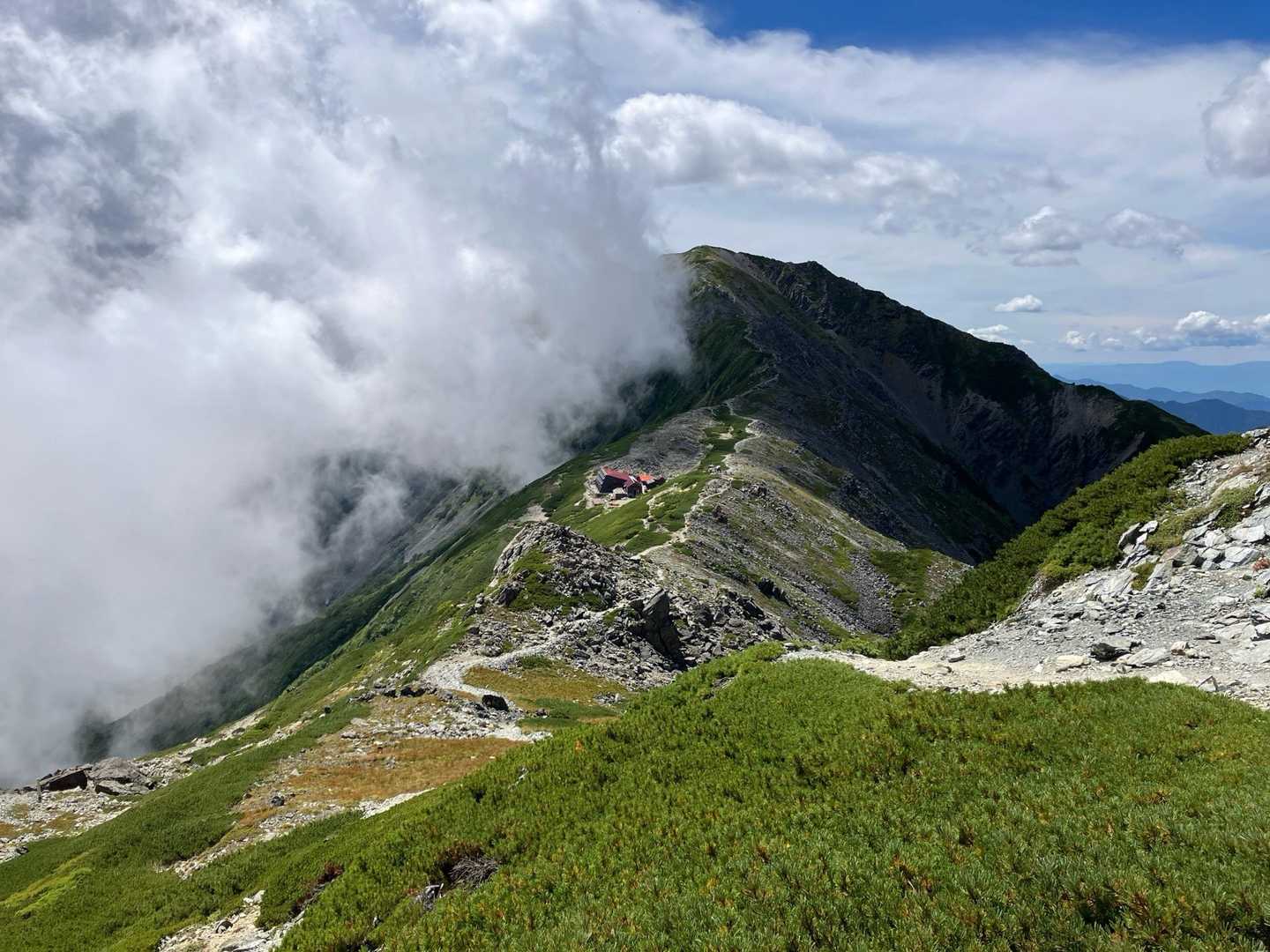 広河原登山口-北岳 往復コースの写真
