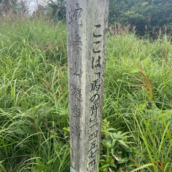 ここは馬の背、少し離れたところに眺望ポイントありました