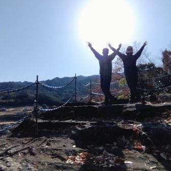 2人で元気玉みたいだ(笑)