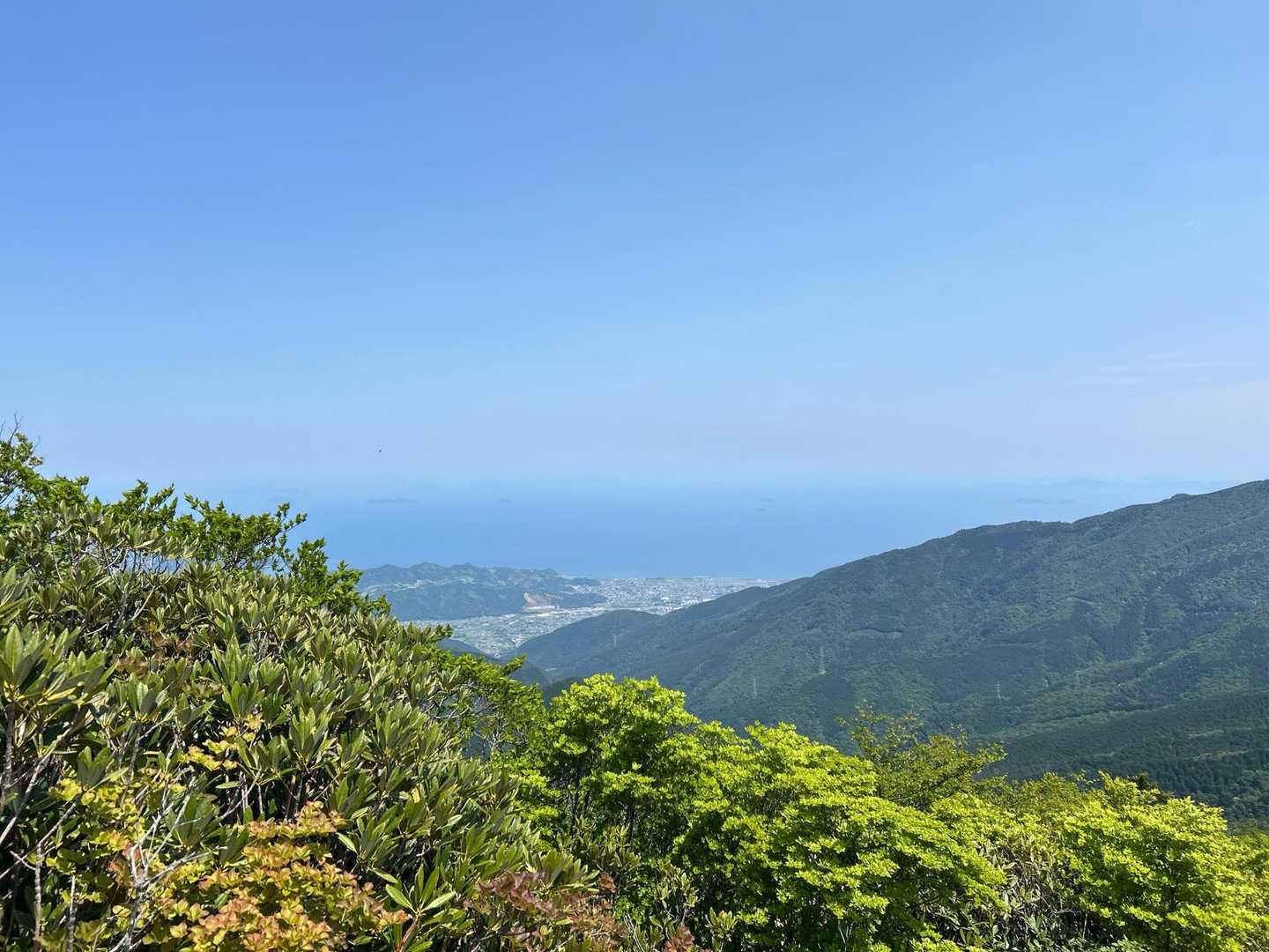 瀬戸内海が見える