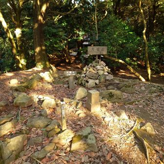 大城山の山頂を経由して西側の展望所の方へ。