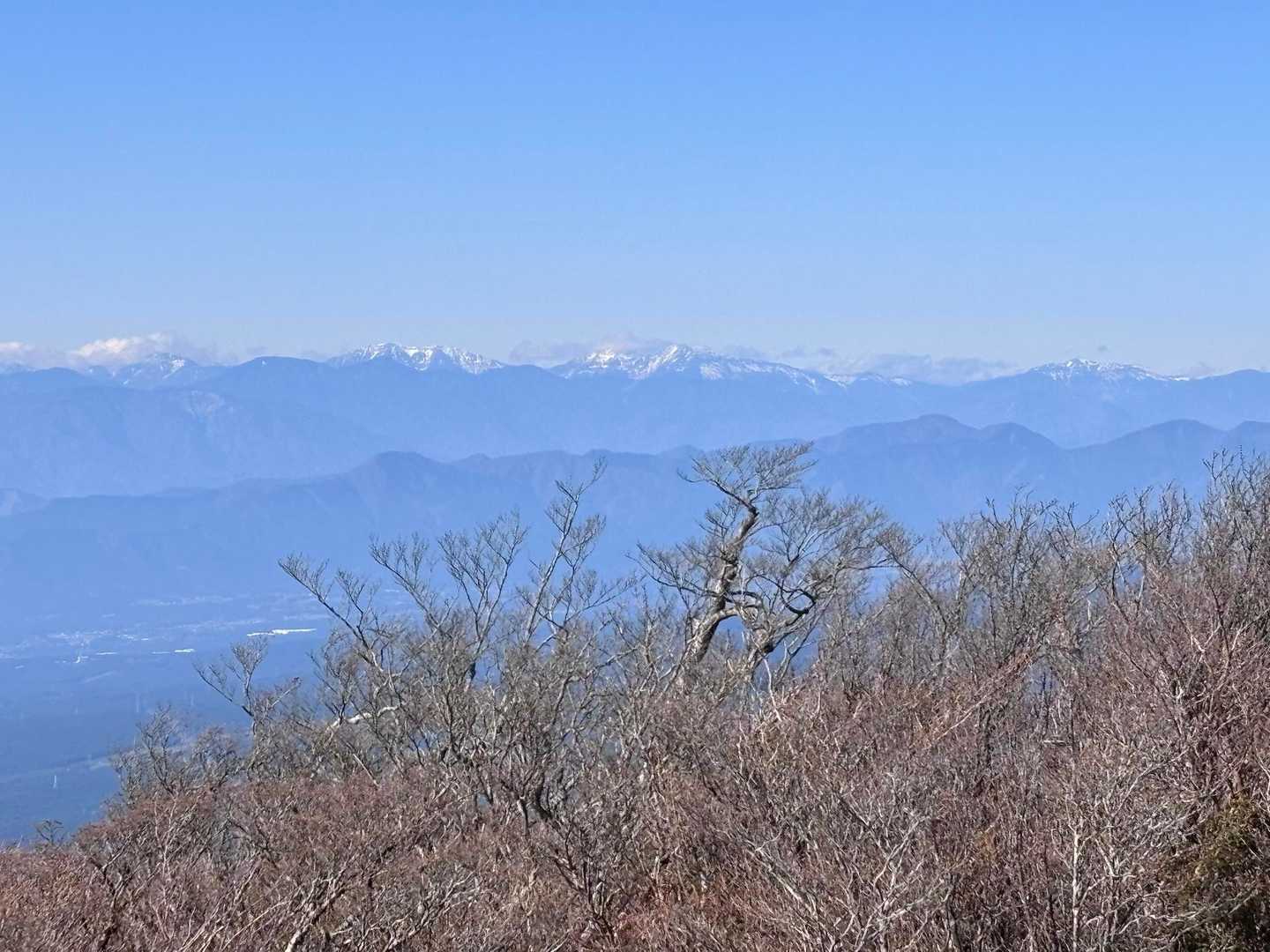 聖岳、赤石岳、悪沢岳、塩見岳