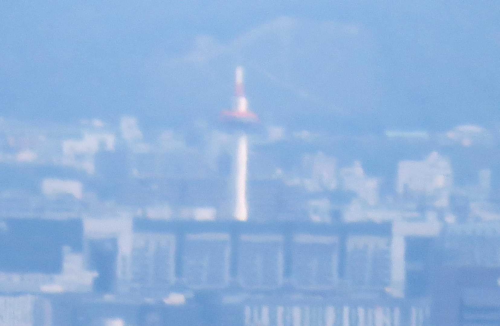 国見山から京都タワー