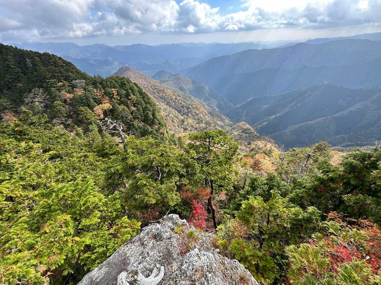 大普賢岳 往復コースの写真
