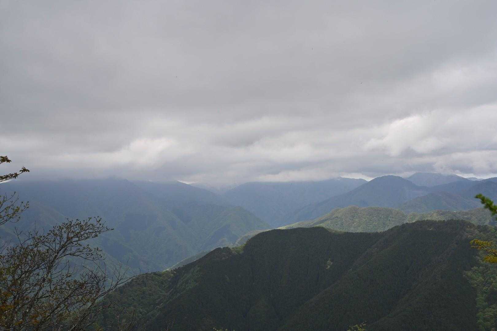 あの雲の下に雲取山があるそう（左寄り）
ベンチで隣り合わせた方に教えていただいた😊ありがとうございます